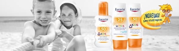 Crema protectora solar Eucerin niños