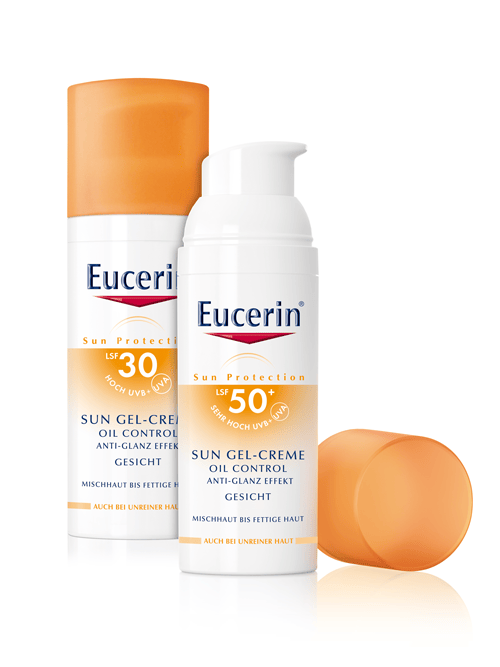protectores solares de Eucerin para pieles grasas