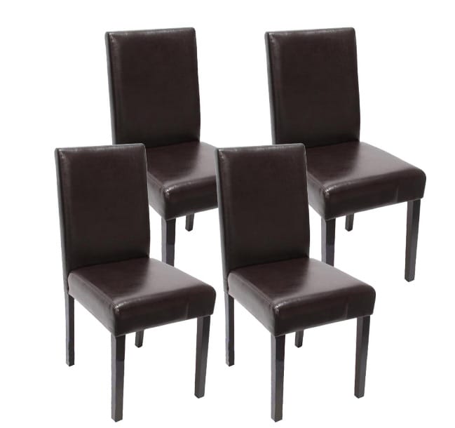 sillas de piel salón