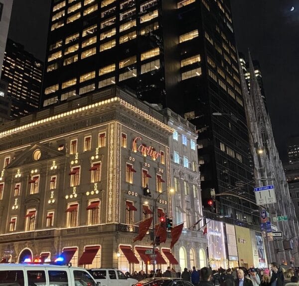 Cartier Nueva York en Navidad